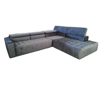 Amalfi plush velvet corner sofa